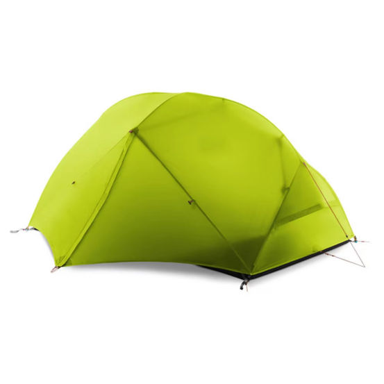 Outdoor camping ultralight double 15D silicon coated double layer rainproof and windproof camping tent