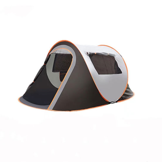 Full automatic outdoor hand throwing automatic quick opening wind, rain and sun proof camping tent