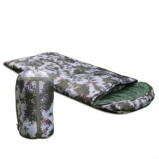 Digital Camouflage adult outdoor camping travel envelope type waterproof and warm sleeping bag