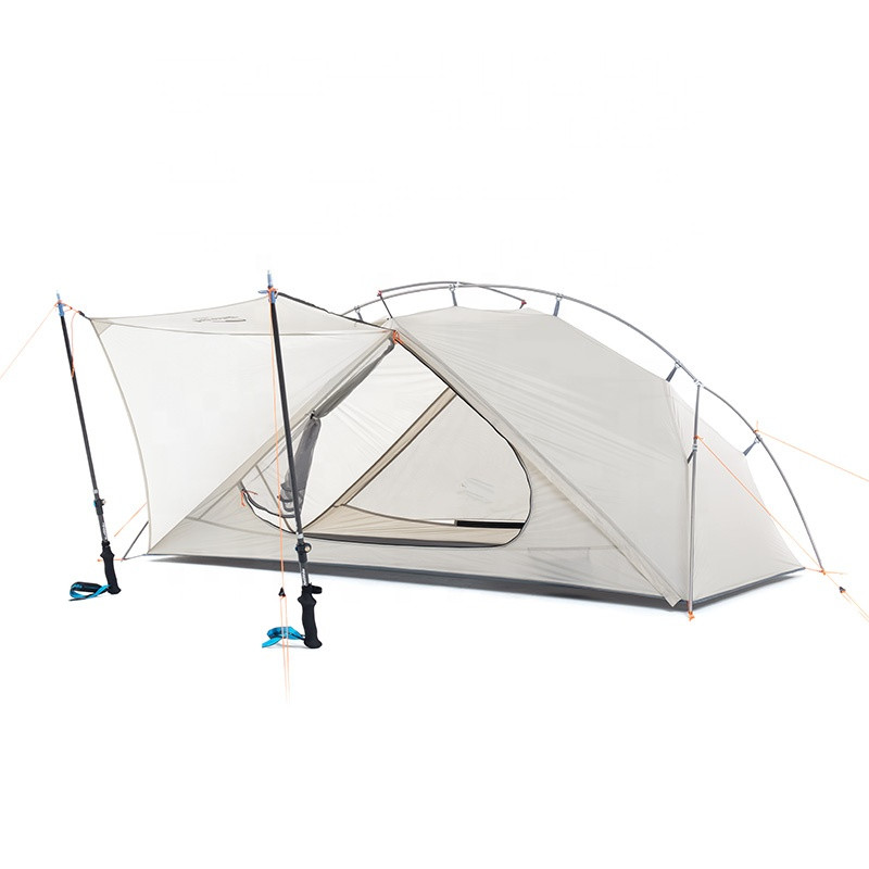 Ultralight Single Tent 15D Nylon Waterproof 2 men alpine tent for camping hiking