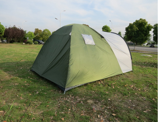 4 person double layer outdoor tent waterproof and windproof tent