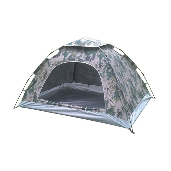 Outdoor 3-4 people camouflage camping automatic speed open tent outdoor Camping Tent
