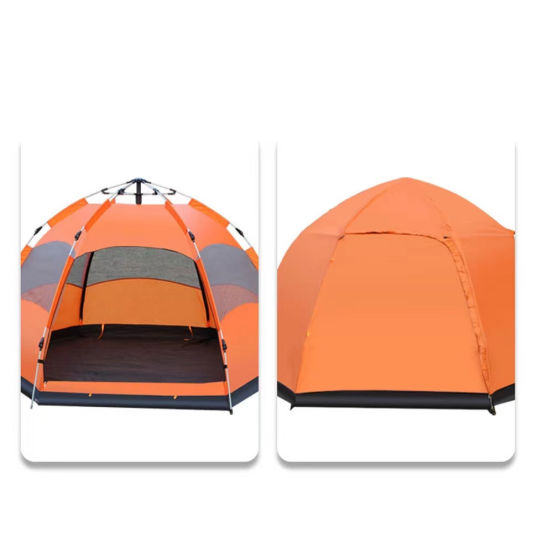 3-4 people outdoor double automatic speed open beach rainproof camp outdoor camping tourist tent