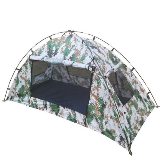 Factory wholesale outdoor camping high quality camouflage single tent outdoor tent