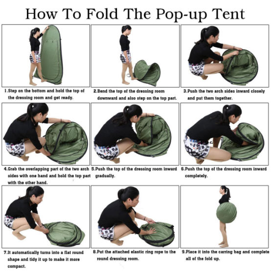 Factory Price Portable Pop Up Changing Room ,Outdoor Shower Toilet Fishing Dressing Bathing Tent