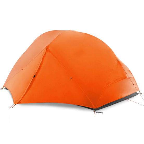 Outdoor camping ultralight double 15D silicon coated double layer rainproof and windproof camping tent