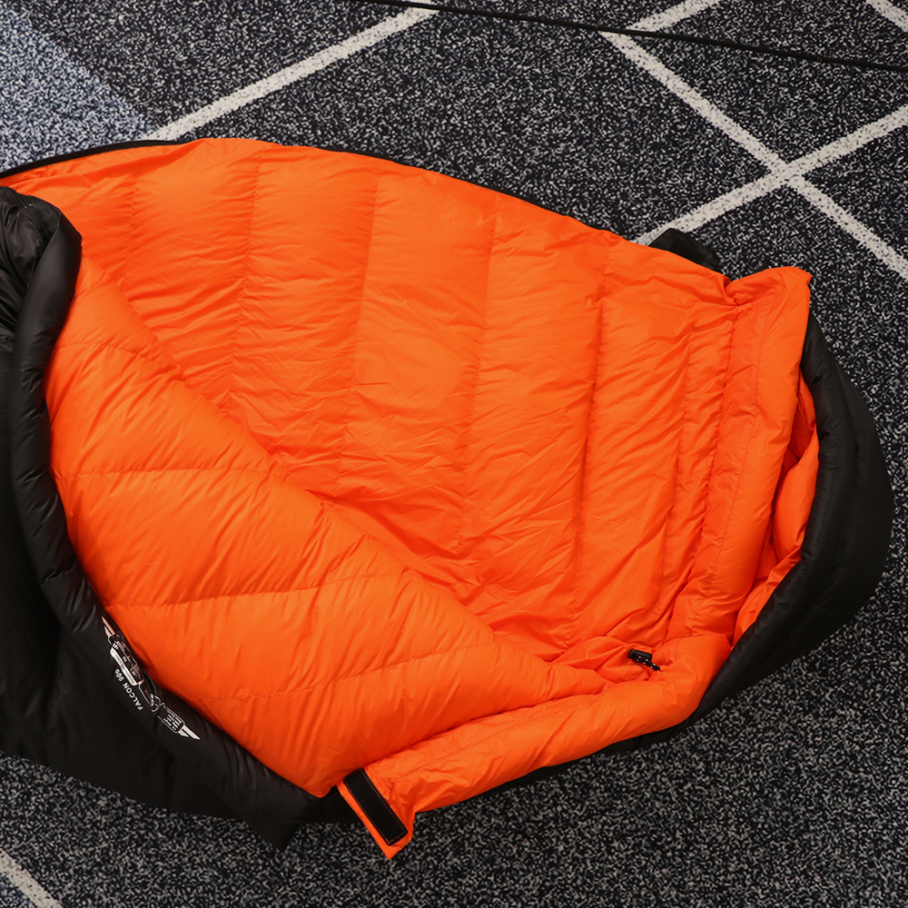 Camping winter duck down 4 season bulk 800 fill goose down sleeping bag