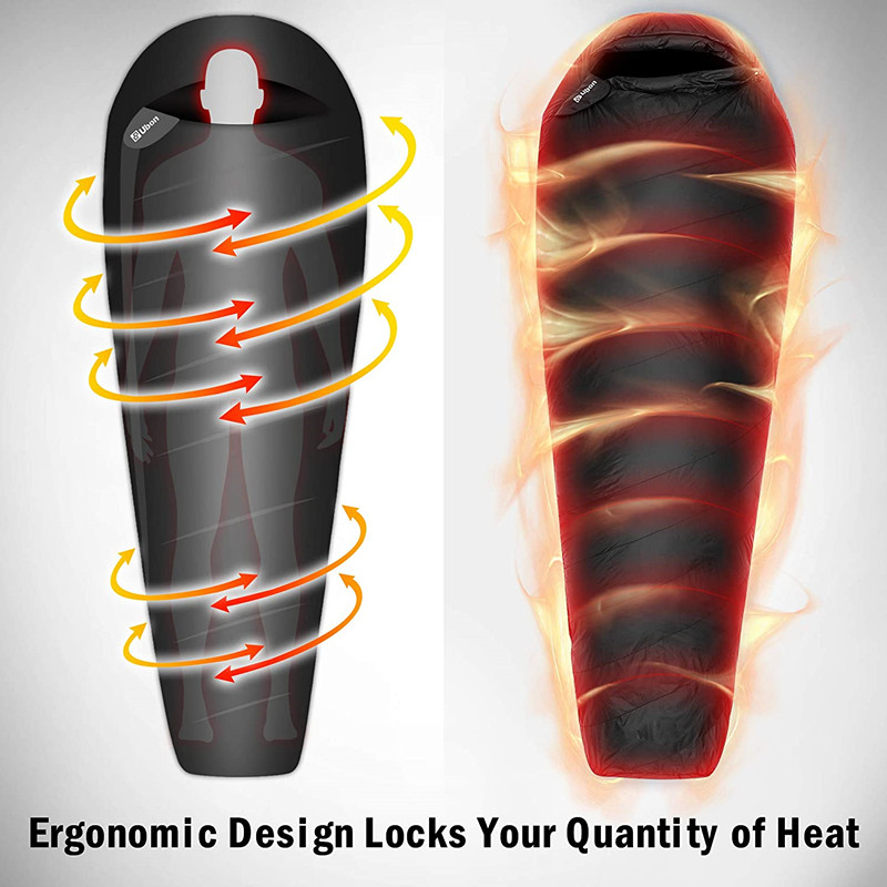  Outdoor Camping Hiking 800g Filling Duck Goose Down Sleeping Bag