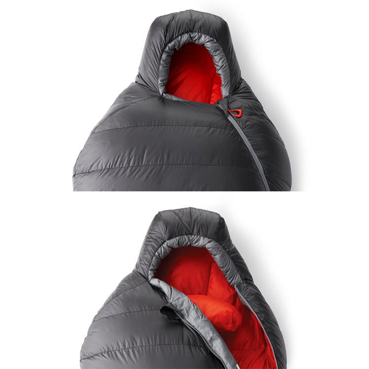 Goose Down Winter Sleeping Bag Warm Mummy Camping Sleeping Bag for Men