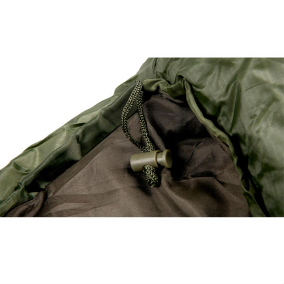 army green color standard 210T polyester materials military sleeping bag
