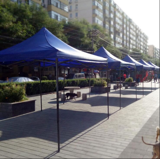 Outdoor advertising exhibition, ground stall, stall, sunshade, folding and retractable large tent