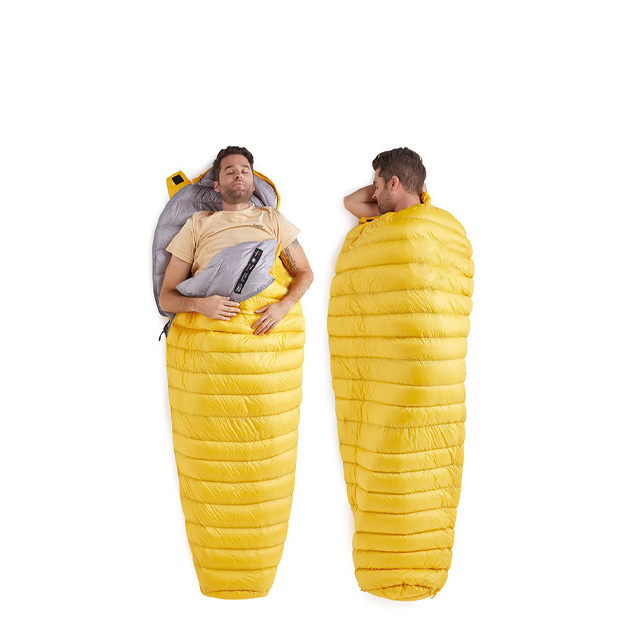 Outdoor Camping Ultralight Adult Goose Down Mummy Sleeping Bag