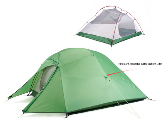 Good price tent outdoor camping waterproof 2-3 people camping single double wild tent