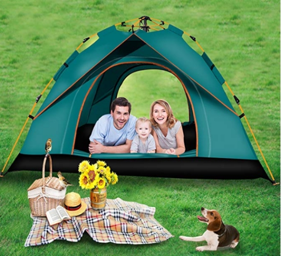 High quality picnic outdoor Oxford cloth tents for family portable waterproof automatic camping tent