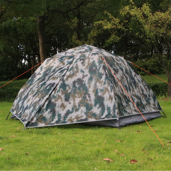 Outdoor 3-4 people camouflage camping automatic speed open tent outdoor Camping Tent
