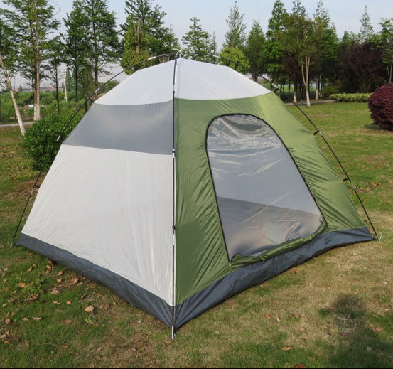 4 person double layer outdoor tent waterproof and windproof tent