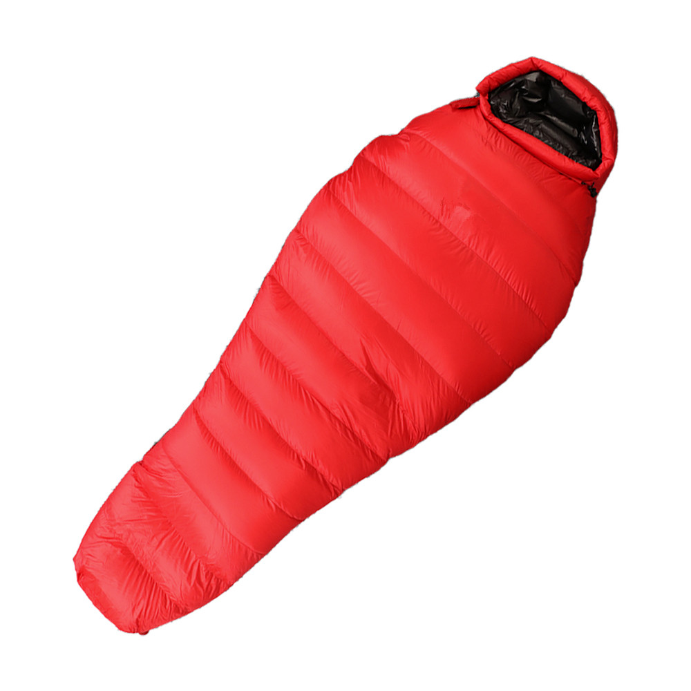 Camping winter duck down 4 season bulk 800 fill goose down sleeping bag