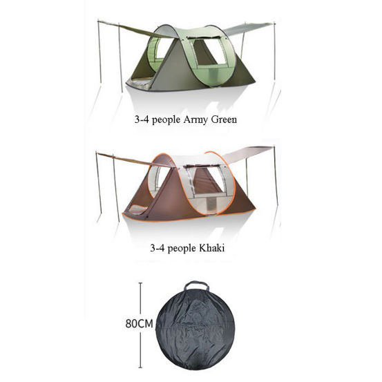 3-4people toss the account without setting up a quick open tent outdoor camping automatic wild tent camping rainproof