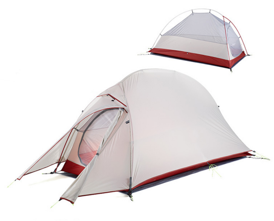 Good price tent outdoor camping waterproof 2-3 people camping single double wild tent