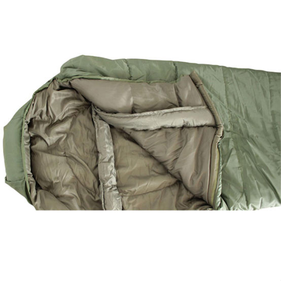army green color standard 210T polyester materials military sleeping bag